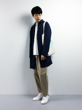 「ROOTOTE（ルートート）のアイテム」を使った、Yさん（メンズ・184cm）の春コーディネート
