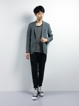 Yさん（メンズ・184cm）の春コーディネート