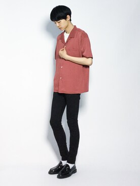 「MONKEY TIME（モンキータイム）のアイテム（デニムパンツ）」を使った、Yさん（メンズ・184cm）の夏コーディネート
