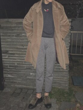 「Re:make（リメイク）のアイテム（シューズ）」を使った、MIDORIさん（レディース・177cm）の春コーディネート