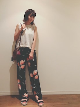 安田美沙子さんのコーディネート