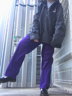 その他シューズを使った 紫パンツ のレディース人気ファッションコーディネート Wear