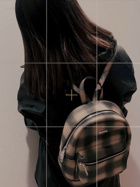 「？のアイテム（シャツ/ブラウス、ブラック系）」を使った、樱花さん（レディース・160cm）の冬コーディネート