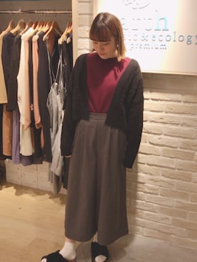 H a k iさん(レディース・154cm)の秋コーディネート