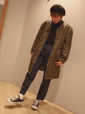 H a k iさん（レディース・154cm）の秋コーディネート