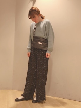 H a k iさん（レディース・154cm）の冬コーディネート