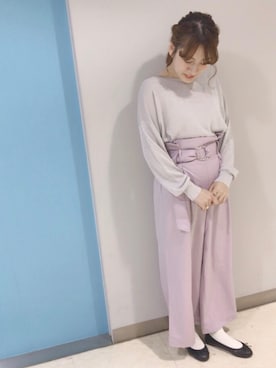 H a k iさん（レディース・154cm）の冬コーディネート