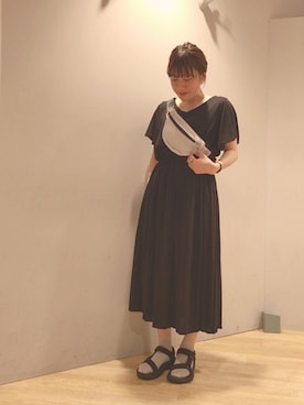 H a k iさん（レディース・154cm）の夏コーディネート