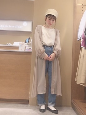 H a k iさん（レディース・154cm）の春コーディネート