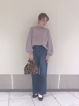 H a k iさん（レディース・154cm）の秋コーディネート