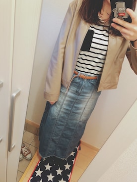 ななさん（レディース・168cm）の春コーディネート