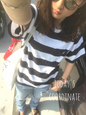 みやっち☺︎さん（レディース・160cm）の夏コーディネート