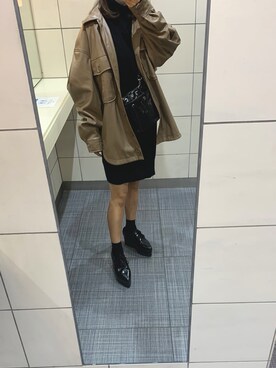 mさん（レディース・152cm）の秋コーディネート