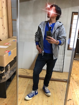 「仕事コーデ」｜「アイテム（その他アウター）」を使った、you-rockさん（メンズ・167cm）の春コーディネート