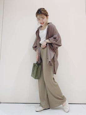 「ジーナシス」｜「アイテム（パンプス）」を使った、yukiさん（レディース・155cm）の夏コーディネート