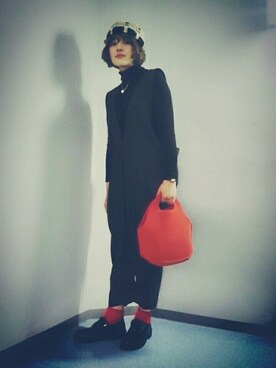 「PAR ICI（パーリッシィ）のアイテム（バッグ）」を使った、유우さん（レディース・165cm）の秋コーディネート