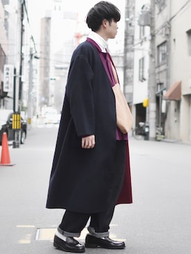 「アイテム（その他アウター）」を使った、ゆうげんさん（メンズ・174cm・20代）の冬コーディネート