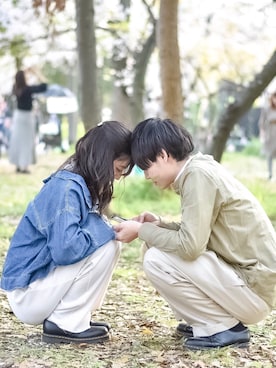 「アイテム（チノパンツ）」を使った、ゆうげんさん（メンズ・175cm・20代）の夏コーディネート