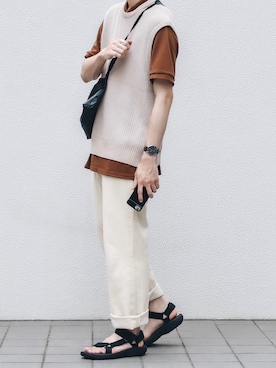 ゆうげんさん（メンズ・174cm）の夏コーディネート