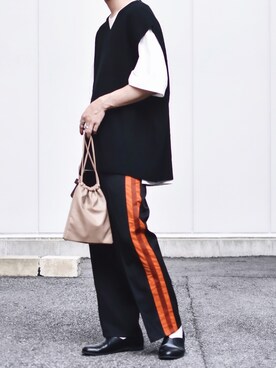 「CLEA（クレア）のアイテム（バッグ）」を使った、ゆうげんさん（メンズ・174cm）の夏コーディネート