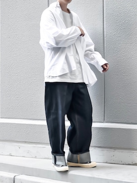 「YARD PLUS（ヤードプリュス）のアイテム（パンツ）」を使った、ゆうげんさん（メンズ・174cm）の秋コーディネート