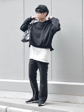 「apres jour（アプレジュール）のアイテム（パンツ）」を使った、ゆうげんさん（メンズ・174cm）の秋コーディネート