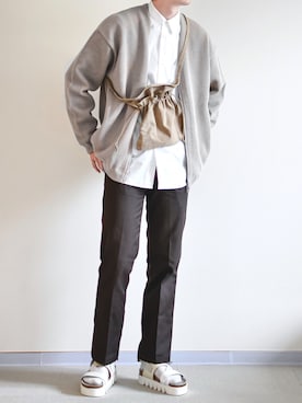 「アイテム（その他シューズ）」を使った、ゆうげんさん（メンズ・174cm・20代）の春コーディネート