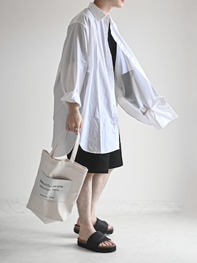 「アイテム（その他シューズ）」を使った、ゆうげんさん（メンズ・174cm・20代）の夏コーディネート