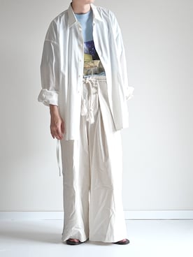 「marka（マーカ）のアイテム（サンダル）」を使った、ゆうげんさん（メンズ・174cm）の夏コーディネート