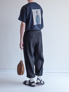 「marka（マーカ）のアイテム（サンダル）」を使った、ゆうげんさん（メンズ・174cm）の夏コーディネート