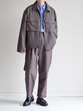 「アイテム（ブルゾン）」を使った、ゆうげんさん（メンズ・174cm・20代）の秋コーディネート