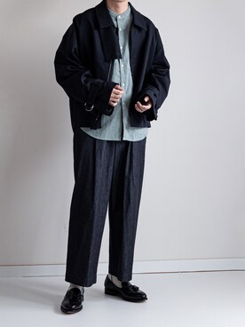 「アイテム（ブルゾン）」を使った、ゆうげんさん（メンズ・174cm・20代）の秋コーディネート