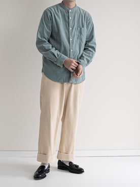 「コーデュロイシャツ」｜ゆうげんさん（メンズ・174cm・20代）の秋コーディネート