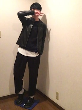 「Dr. Martens（ドクターマーチン）のDr.Martens (ドクターマーチン)/1461 3EYE GIBSON SHOES（その他シューズ）」を使った、けいさん（メンズ・171cm）の冬コーディネート