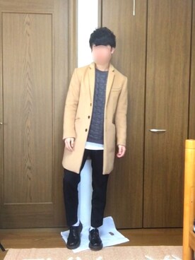 けいさん（メンズ・171cm）の冬コーディネート