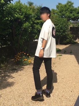 「Dr. Martens（ドクターマーチン）のDr.Martens (ドクターマーチン)/1461 3EYE GIBSON SHOES（その他シューズ）」を使った、けいさん（メンズ・171cm）の春コーディネート