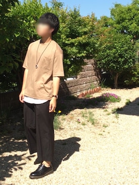 「Dr. Martens（ドクターマーチン）のDr.Martens (ドクターマーチン)/1461 3EYE GIBSON SHOES（その他シューズ）」を使った、けいさん（メンズ・171cm）の春コーディネート