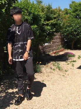 「Dr. Martens（ドクターマーチン）のDr.Martens (ドクターマーチン)/1461 3EYE GIBSON SHOES（その他シューズ）」を使った、けいさん（メンズ・171cm）の春コーディネート