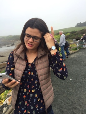 「アイテム（ダウンベスト、その他）」を使った、Casarotti さん（レディース・168cm）の春コーディネート