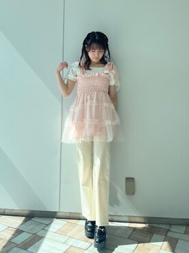 「でにむ」｜nagoさん（レディース・158cm）の春コーディネート