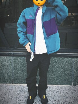 「NIKEACG」｜「アイテム（ジャケット/アウター）」を使った、こけこっこうさん（メンズ・166cm）の春コーディネート
