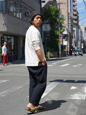 「MYSELF ABAHOUSE」｜MURAさん（メンズ・171cm）の春コーディネート