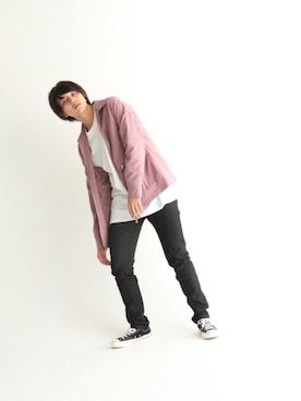「shiyoh」｜服西さん（メンズ・173cm）の春コーディネート