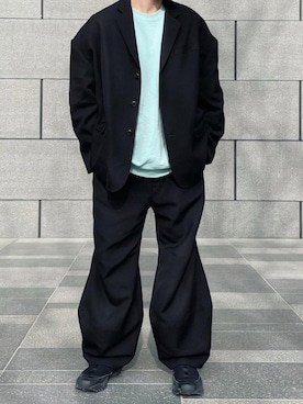「Acne Studios（アクネストゥディオズ）のアイテム（スウェット）」を使った、ayatoさん（メンズ・174cm）の春コーディネート
