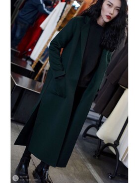 「SAINT LAURENT PARIS（サンローランパリ）のアイテム（ジャケット/アウター）」を使った、RUIKE Wさん（レディース・168cm）の春コーディネート