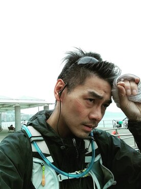 「running」｜Mann SHING@hofuktongさん（メンズ・183cm）の冬コーディネート