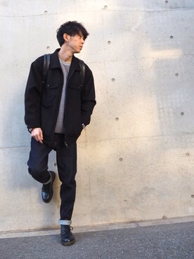 Koさん(メンズ・173cm)の冬コーディネート