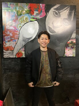 「HARE（ハレ）のアイテム（MA-1）」を使った、teruhisa1986さん（メンズ・164cm）の冬コーディネート