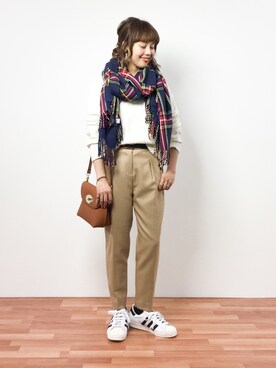 内山陽菜さん（レディース・149cm）の冬コーディネート