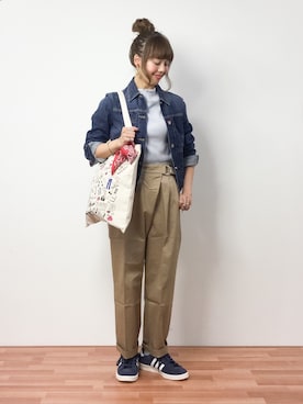 内山陽菜さん（レディース・149cm）の冬コーディネート